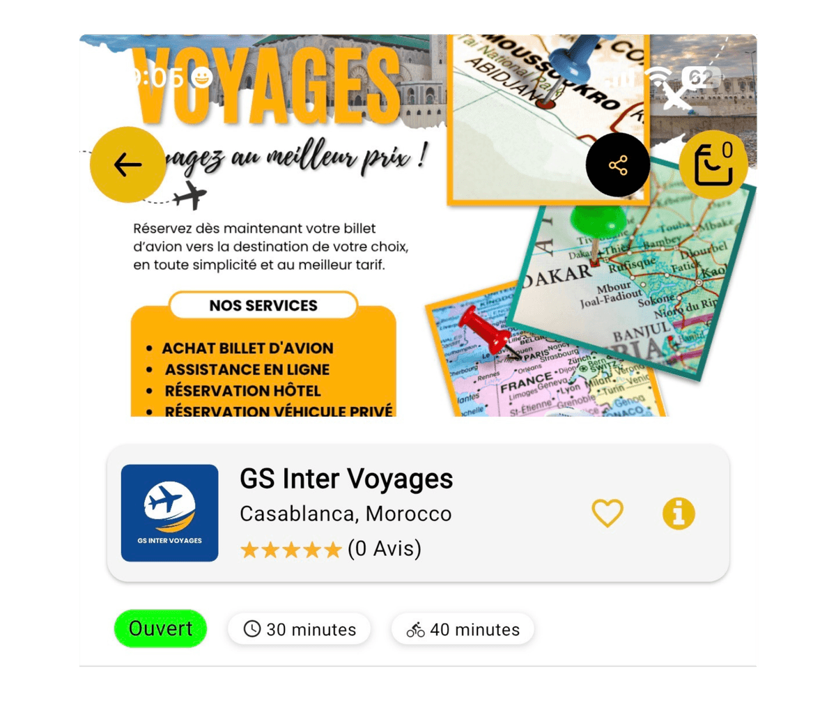 GS Inter Voyages travel agency.
